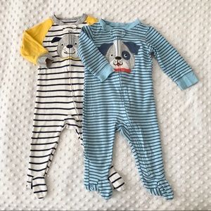 Carter’s 🐶 Baby Footies 2pack, Dog, 9M